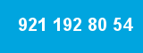 921 192 80 54 921 192 80 54